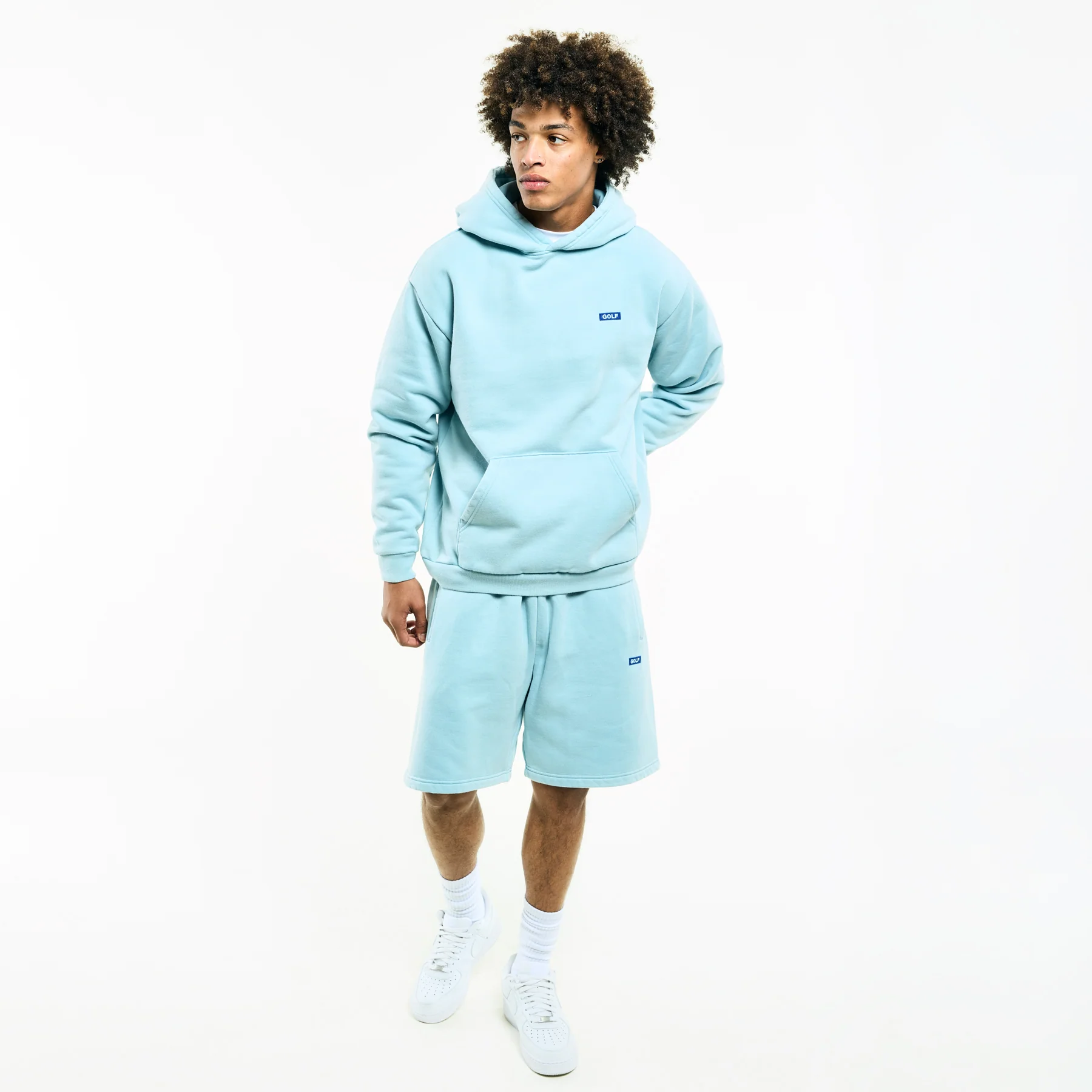 WASHED LOGO SWEATSHORTS by GOLF WANG - Image 15